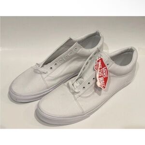 Vans Old Skool All White Size 16
